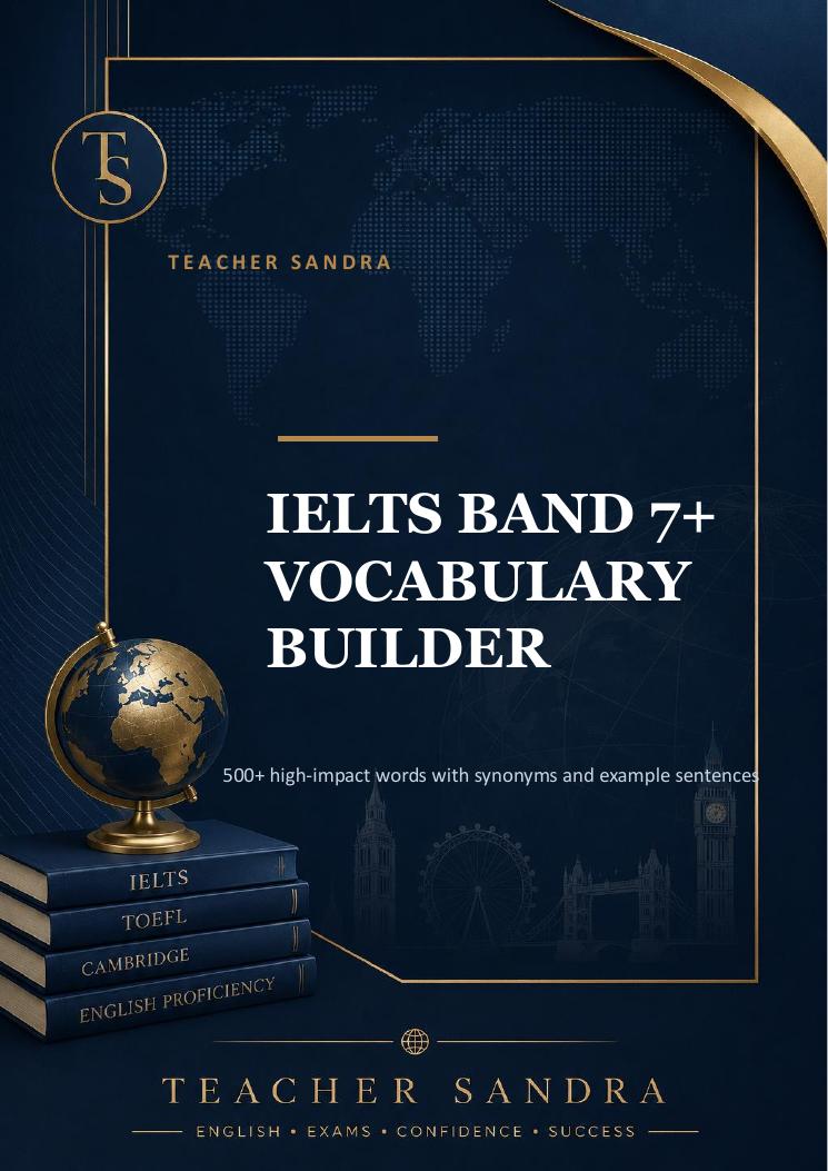 IELTS Vocabulary bonus guide cover